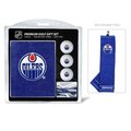 Team Golf Team Golf 14020 Edmonton Oilers Embroidered Towel Golf Ball 12 Golf Tee Gift Set 14020